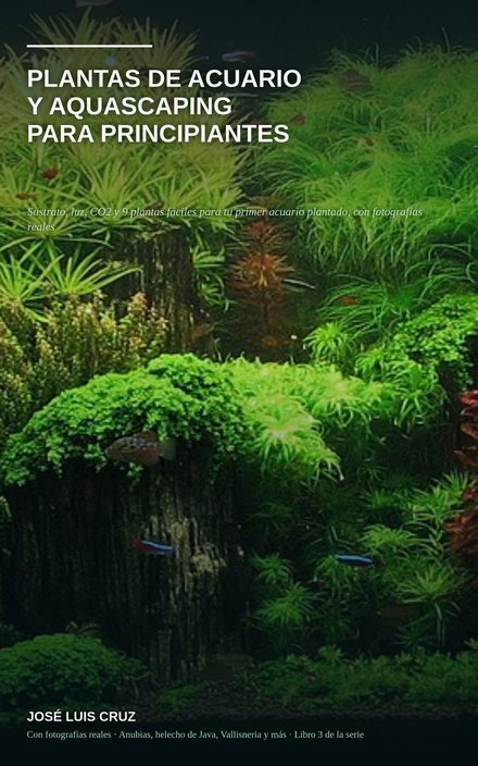 Portada de Plantas de Acuario y Aquascaping para Principiantes